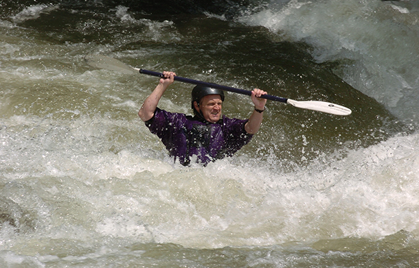 white water kayaking