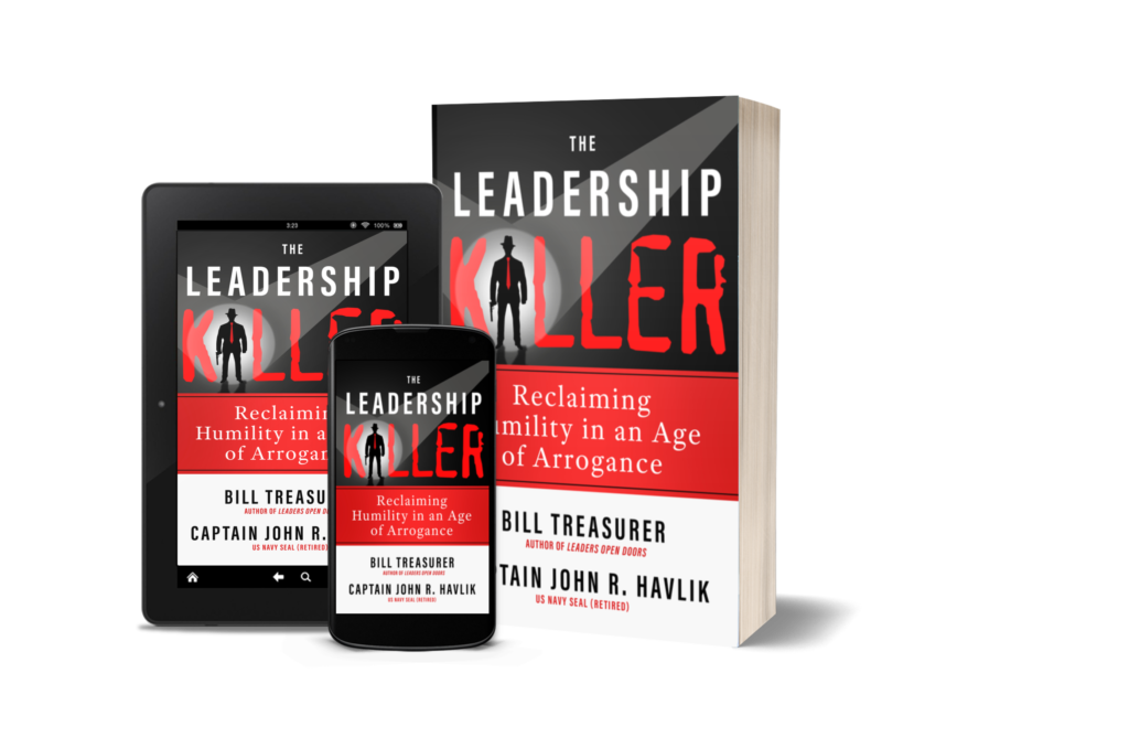 Various versions of The Leadership Killer book.