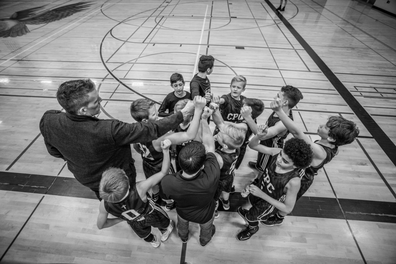 coachable youth basketball team