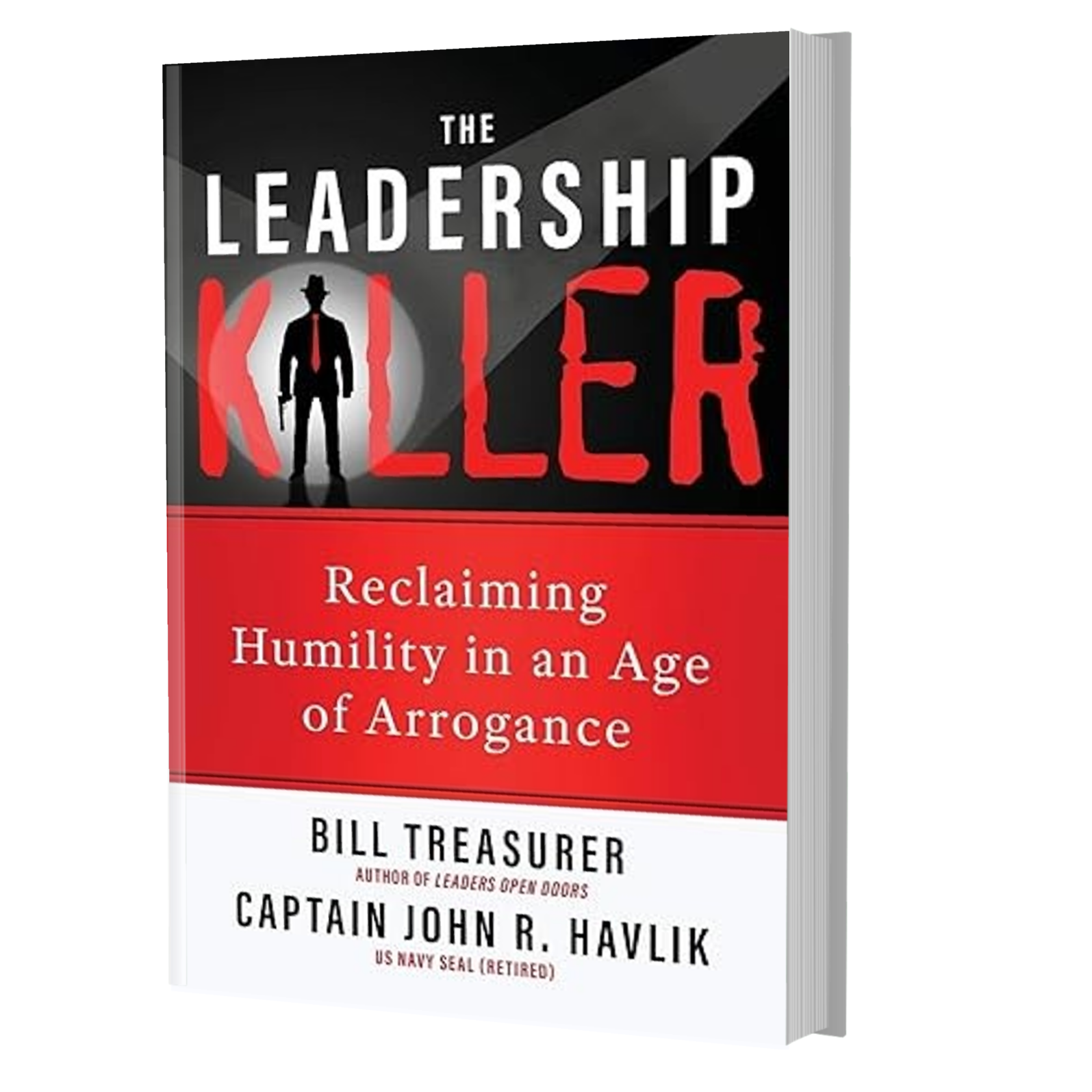 Various versions of The Leadership Killer book.